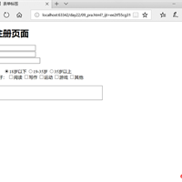 HTML中表单的相关知识总结（代码实例）